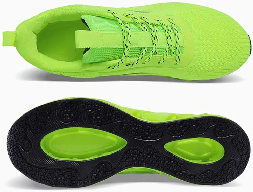 Vista 3 de QUINMOK Mens Fashion Sneakers Walking Breathable Non Slip Gym Running Tennis Shoes