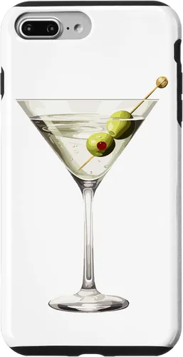 Vista 12 de Martini Glass Green Olive Bartender Vodka Gin Cocktail Drink Case para iPhone 17
