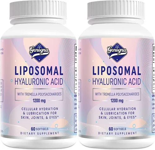 Vista 8 de Suplemento de ácido hialurónico liposomal de 1000 mg para piel y cabello, 1 paquete