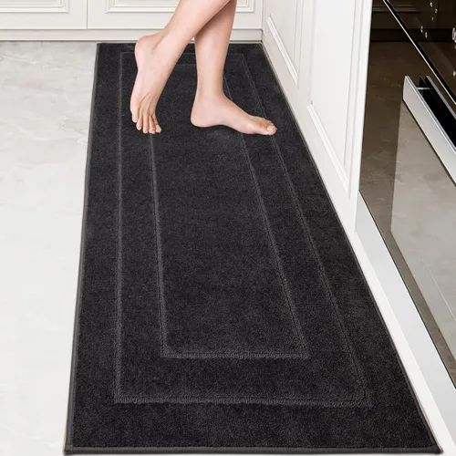 Vista 43 de PURRUGS Alfombra de cocina lavable a máquina, de 24 x 35.5 pulgadas, antideslizantes, antideslizantes, tapetes de pie suaves y superabsorbentes
