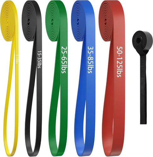 Vista 9 de Pull Up Bands, Resistance Bands Set, Exercise Workout Bands for Men & Women, Ideal for Body Stretching, Physical Therapy and Muscle Training