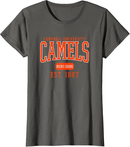 Vista 7 de Campbell University Camiseta Fighting Camels Est. Date, Gris
