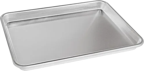 Vista 12 de Fat Daddio's - Bandeja para hornear de media hoja de aluminio natural SP-HALF