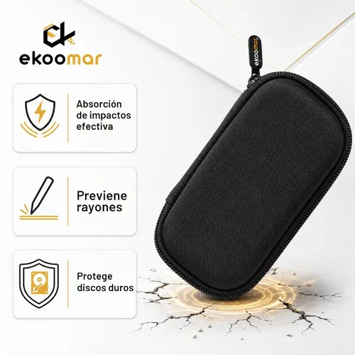 Vista 4 de Funda rígida compatible con SSD portátil SanDisk Extreme - Carcasa externa