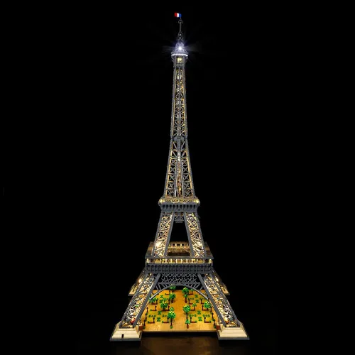 Vista 6 de T-Club Kit de luz LED para (10307 Eiffel-Tower), kit de iluminación compatible con Lego 10307