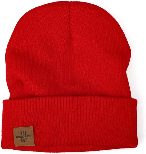 Vista 2 de Gorro de invierno de punto acrílico para hombres y mujeres, suave y cálido unisex
