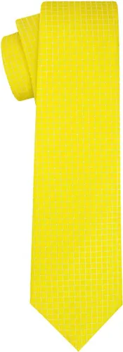 Vista 65 de KissTies Mens Checkered Tie Set Solid Color Festive Necktie + Pocket Square