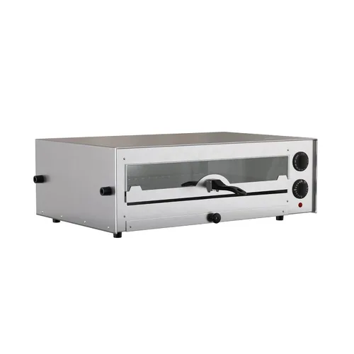 Vista 4 de KPO16TS Horno de pizza/aperitivos de acero inoxidable con control termostático ajustable - 120 V, 1700 W