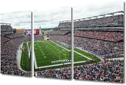Vista 139 de Lincoln - Lienzo decorativo para pared, diseño de campo financiero de Filadelfia, paisaje de estadio de fútbol de Filadelfia, decoración de pared