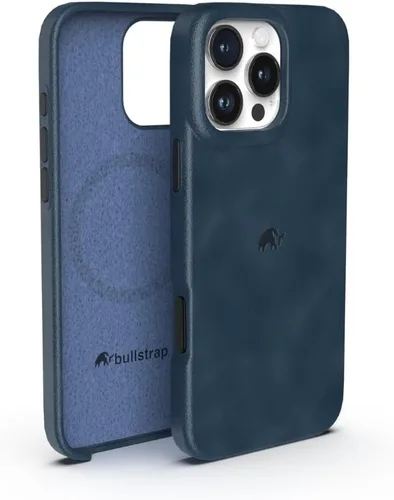 Vista 10 de Bullstrap Funda de cuero hecha a mano de alta calidad para iPhone 13 Ajuste impecable sin volumen y compatible con MagSafe Funda de cuero