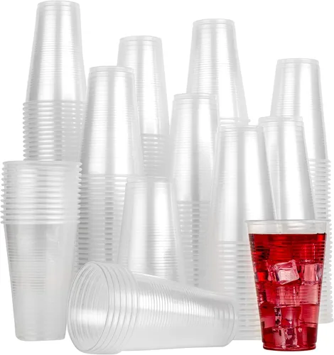 Vista 12 de PLASTICPRO Vasos transparentes desechables de plástico de peso medio de 3 onzas, 100