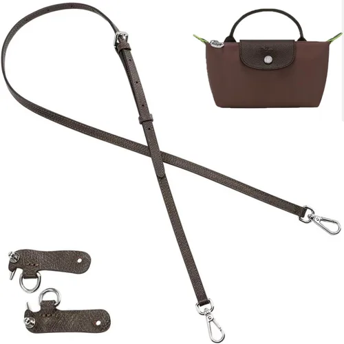 Vista 23 de Jiesinlov Correa de Hombro de Cuero para Bolso de Repuesto, Kit de Conversión Ajustable para Bandolera Compatible con Mini Bolso Antracita