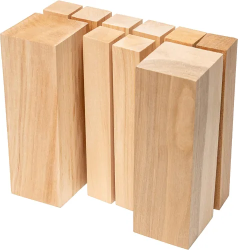 Vista 9 de BeaverCraft Madera de nogal para tallar BW10 piezas bloques de madera para tallar y manualidades - Bloques de tallado de madera para proyectos
