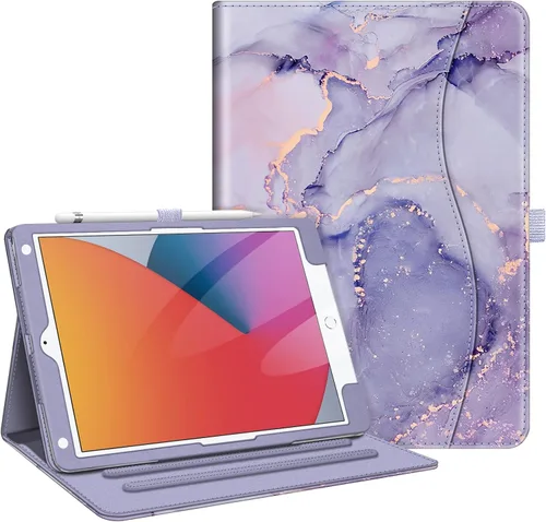 Vista 33 de Fintie - Funda para iPad de 9ª / 8ª / 7ª generación (2021/2020/2019) de 10.2 pulgadas - [Protección de esquinas] Funda con soporte de visualización