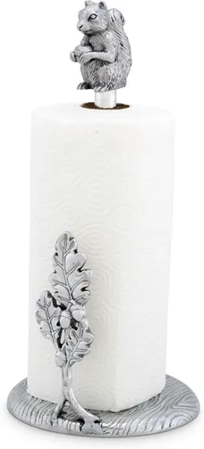 Vista 15 de Arthur Court Designs Fleur-De-Lis - Toallero de papel francés decorativo para encimera, de metal de aluminio en la encimera, 13 pulgadas de alto