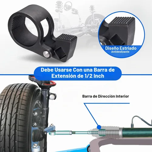 Vista 4 de Toolwiz Llave interna del hex. de Rod de acoplamiento el 1/2" herramientas