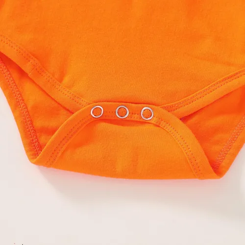 Vista 6 de Ropa de Halloween para bebé niña con sonrisas de calabaza y falda tutú, trajes de Halloween