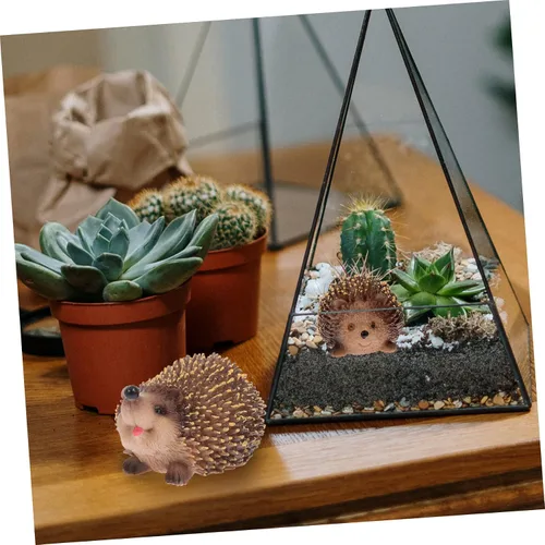 Vista 9 de GANAZONO 2 figuras en miniatura para decoración del hogar, adornos de escritorio para bonsái y juguete de niño y niña, lindas decoraciones