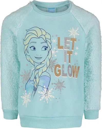 Vista 2 de Disney Frozen Elsa - Conjunto de camiseta y leggings de forro polar de piel para niñas y niños grandes