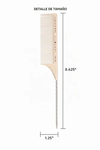 Vista 2 de Cricket Silkomb - Juego de 5 herramientas profesionales para el cabello, Pro20 multiusos, Pro25 multiusos, Pro30 Power, Pro50 fino y Pro55