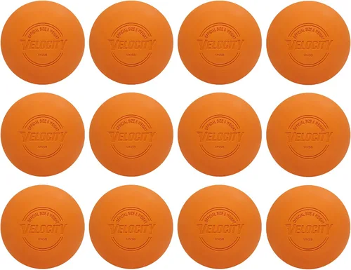 Vista 125 de Pelotas de lacrosse Velocity - 1, 2, 3, 6, 12, 18, 24, 36, 60 y 120 paquetes - para práctica, tamaño oficial aprobado por la NFHS y la universidad