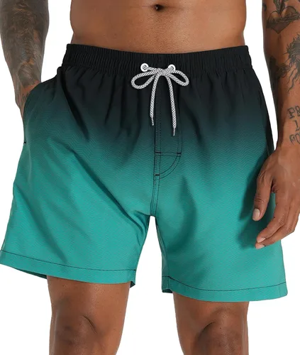 Vista 2 de APTRO - Traje de baño con forro de compresión para hombre, 5 pulgadas, trajes de baño para la playa