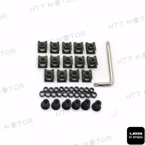 Vista 7 de MT215-020 - Kit completo de pernos de carenado para motocicleta Gloden Sportbike