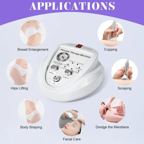Vista 2 de Máquina para esculpir el cuerpo, máquina de terapia al vacío, máquina de ventosas para cuidado del cuerpo y cuidado del pecho y adelgazamiento