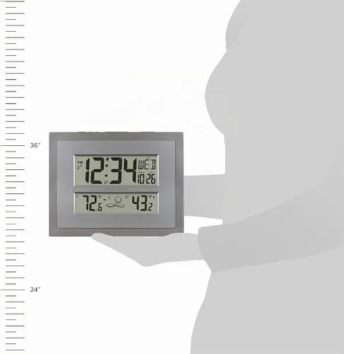 Vista 6 de La Crosse Technology Reloj atómico de pared/mesa (512-85937)