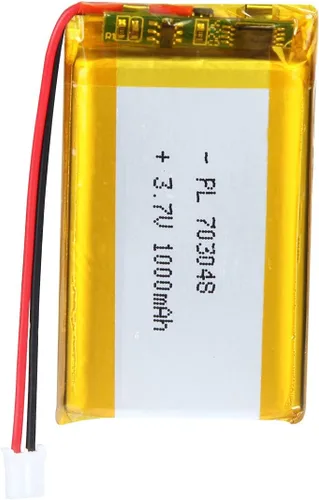 Vista 29 de Batería de 3.7V 200mAh 502025 Li-ion Li-Po recargable de iones de litio con conector de paso de 2P PH 0.079 in