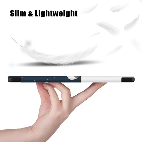 Vista 5 de Lazycat - Funda para Xiaomi Redmi Pad SE de 11 pulgadas, carcasa rígida con soporte delgado para Redmi Pad SE 11 2023 con función de encendido