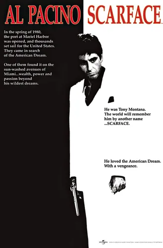 Vista 10 de POSTER STOP ONLINE Scarface - Póster de película (estilo regular) (tamaño: 24 x 36 pulgadas) (póster laminado)