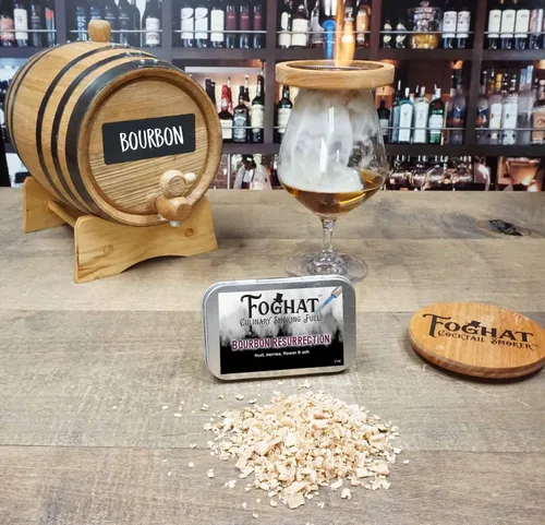 Vista 6 de THOUSAND OAKS BARREL Foghat Culinary Smoking Fuel Gourmet Bundle: Cherry Tempest + Bourbon Resurrection + Cascanueces Nuez Dulce, Nuez Pecana