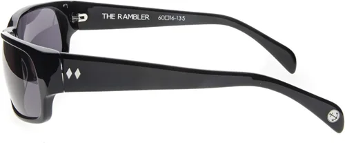 Vista 3 de Optics"The Rambler" - Gafas de sol brillantes, color negro, Negro
