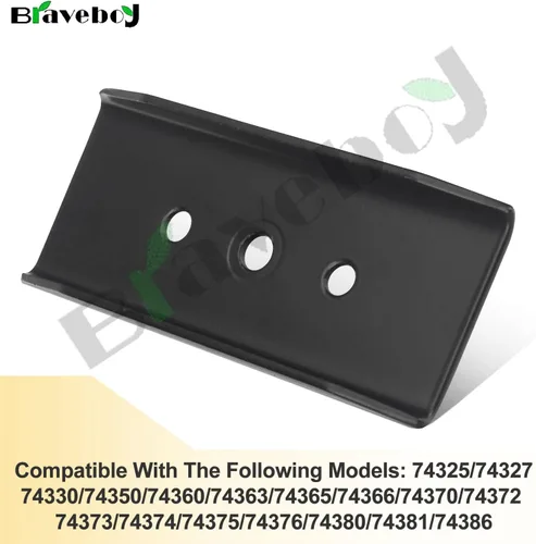 Vista 4 de Braveboy Paquete de 2 refuerzos de hoja 106-2248-03 / 26-0671 3290-465 Kit de arandela de tornillo de cabeza hexagonal compatible con Toro, Exmark