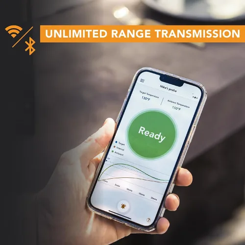 Vista 3 de ChefsTemp ProTemp Plus Termómetro Digital Inalámbrico de Carne de Próxima Generación Rango Ilimitado Bluetooth y WiFi Habilitado Cocina Inteligente