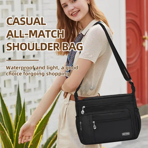 Vista 7 de Crossbody Bag for Women,Multi Pockets Cross Body Purses for Women, Ladies Shoulder Bag, Travel Purses and Handbags