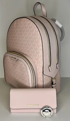 Vista 4 de MICHAEL Michael Kors Jaycee - Mochila grande con bolsillo con cremallera y gancho grande para cartera triple