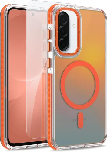 Vista 177 de Funda magnética para Google Pixel 10 Pro XL [compatible con Magsafe] [bonito diseño fluorescente de moda] a prueba de golpes, delgada, translúcida