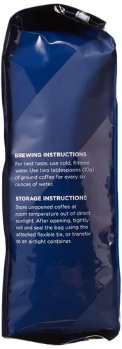 Vista 4 de Amazon Fresh, Café orgánico de grano entero de Perú de comercio justo, tostado medio, 12 onzas