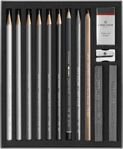 Vista 2 de Caran d'Ache Art by Sketch Set 14 Piezas