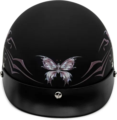 Vista 3 de VCAN Cruiser Intricate Butterfly - Casco para motocicleta