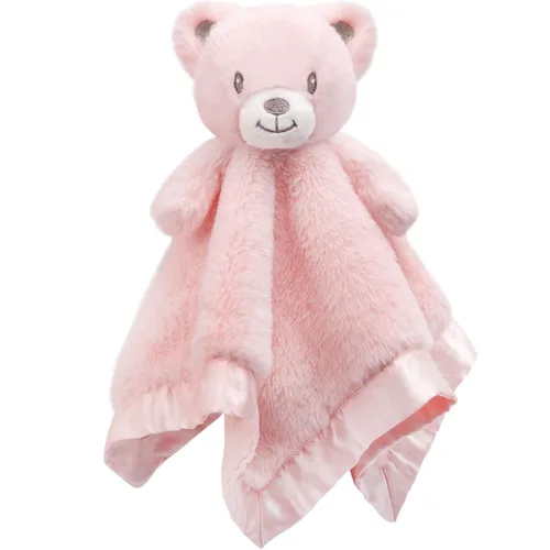 Vista 11 de Manta de Seguridad con Oso - Manta Suave para Bebé Lovey, Manta Esponjosa Unisex Lovie, Juguetes de Peluche para Acurrucarse, Oso de Peluche