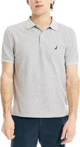 Vista 23 de Nautica playera polo clásica de mangas cortas, color sólido, para hombre