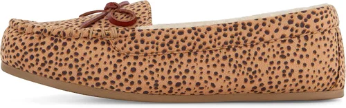 Vista 2 de CUSHIONAIRE - Pantufla tipo mocasín Sabina, para mujer, con espuma viscoelástica