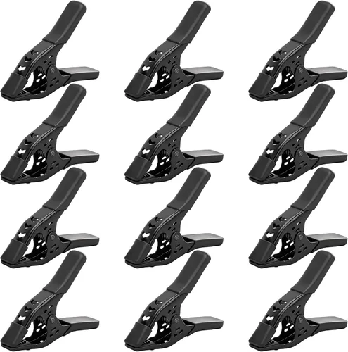 Vista 10 de Abrazaderas de resorte de metal resistentes de 4 piezas de 6 pulgadas: abrazaderas de metal de resorte para carpintería, apertura de mandíbula