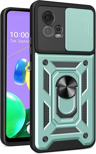 Vista 64 de Compatible con carcasa de soporte Infinix Zero Ultra 5G, con cubierta de lente de cámara deslizante compatible con funda Infinix Zero Ultra 5G Negro