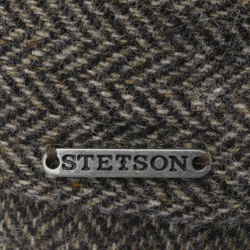 Vista 7 de Stetson Belfast Gorra plana de lana con pico espiga para hombre Otoño Invierno