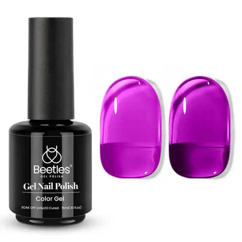 Vista 12 de Beetles - Esmalte de uñas en gel, 1 unidad de 0.5 onzas fluidas (15ml), extracción por remojo, arte de uñas, estética de manicura, bricolaje, curado