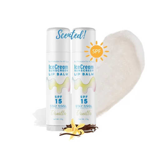 Vista 15 de IceCream Bálsamos labiales con protector solar, protector solar para labios, protector solar resistente al agua para labios, cuidado de labios